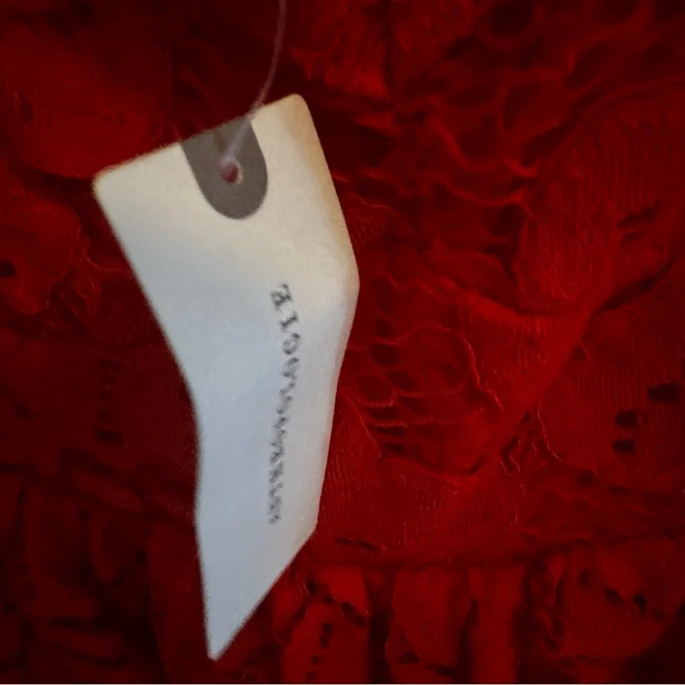 NWT Maeve Red Mini Dress Anthropologie